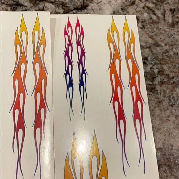 Flame stickers  - Picture 2 of 3